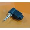 Connettore Jack VALUELINE JC-023 ANGOLATO 3,5mm Maschio Stereo Colore Nero, Materiale PVC.